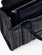 small tote bag leather nero logo - marc jacobs - shopper