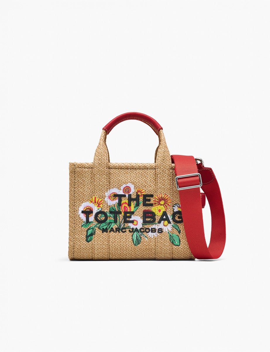 small tote bag rafia natural - marc jacobs - shopper