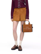 small tote bag suede leather copper - marc jacobs - shopper