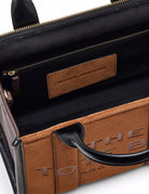 small tote bag suede leather copper - marc jacobs - shopper