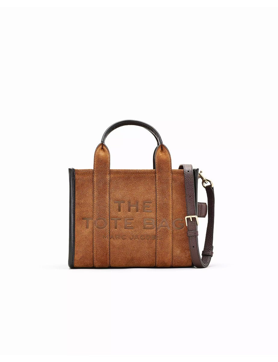 small tote bag suede leather copper - marc jacobs - shopper