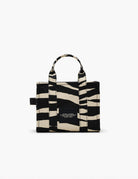 small tote bag zebrato black white - Frida SRL