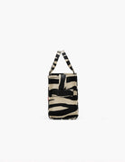 small tote bag zebrato black white - Frida SRL