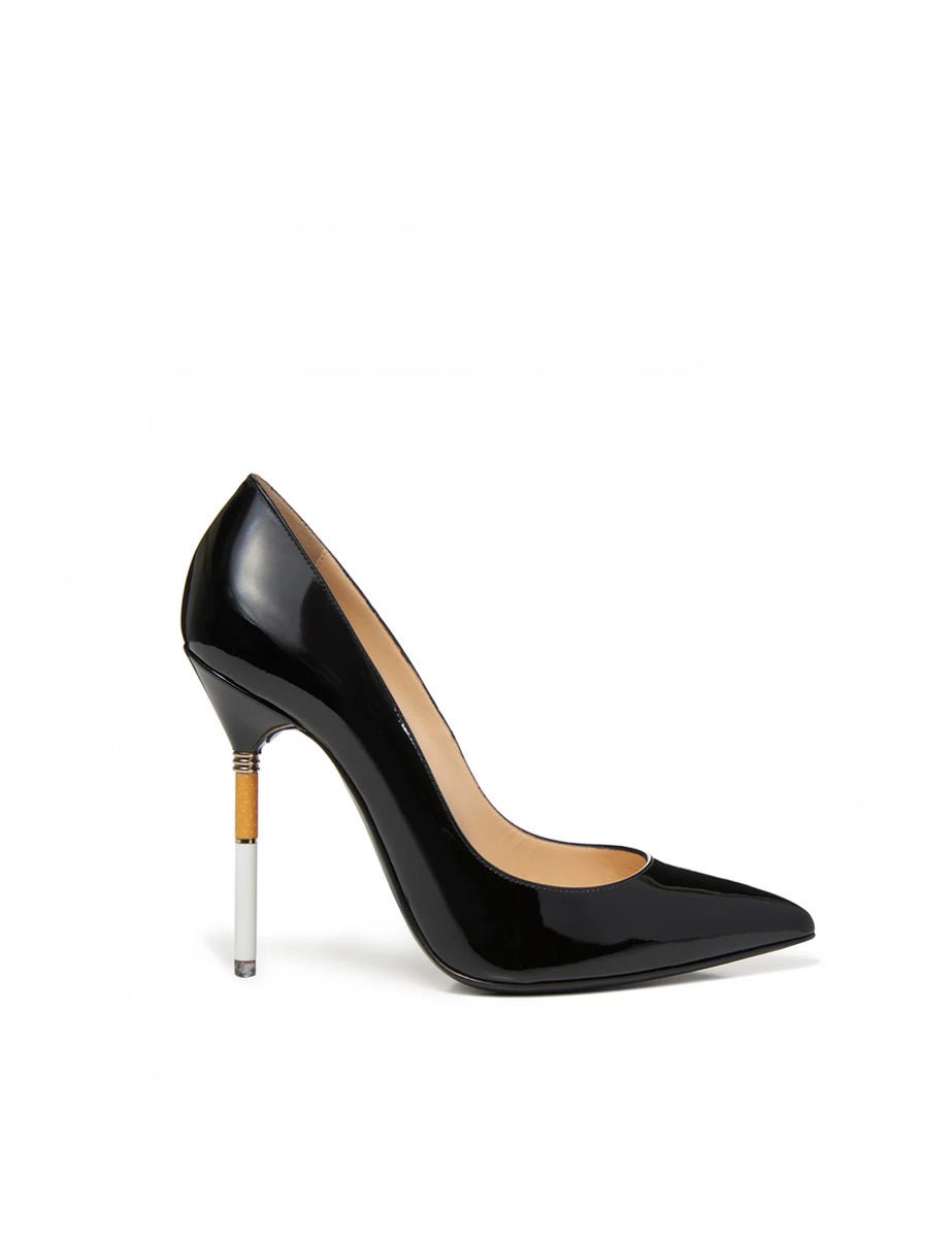 smoking hot pump vernice nero - alberto ciaschini - decollete tacco