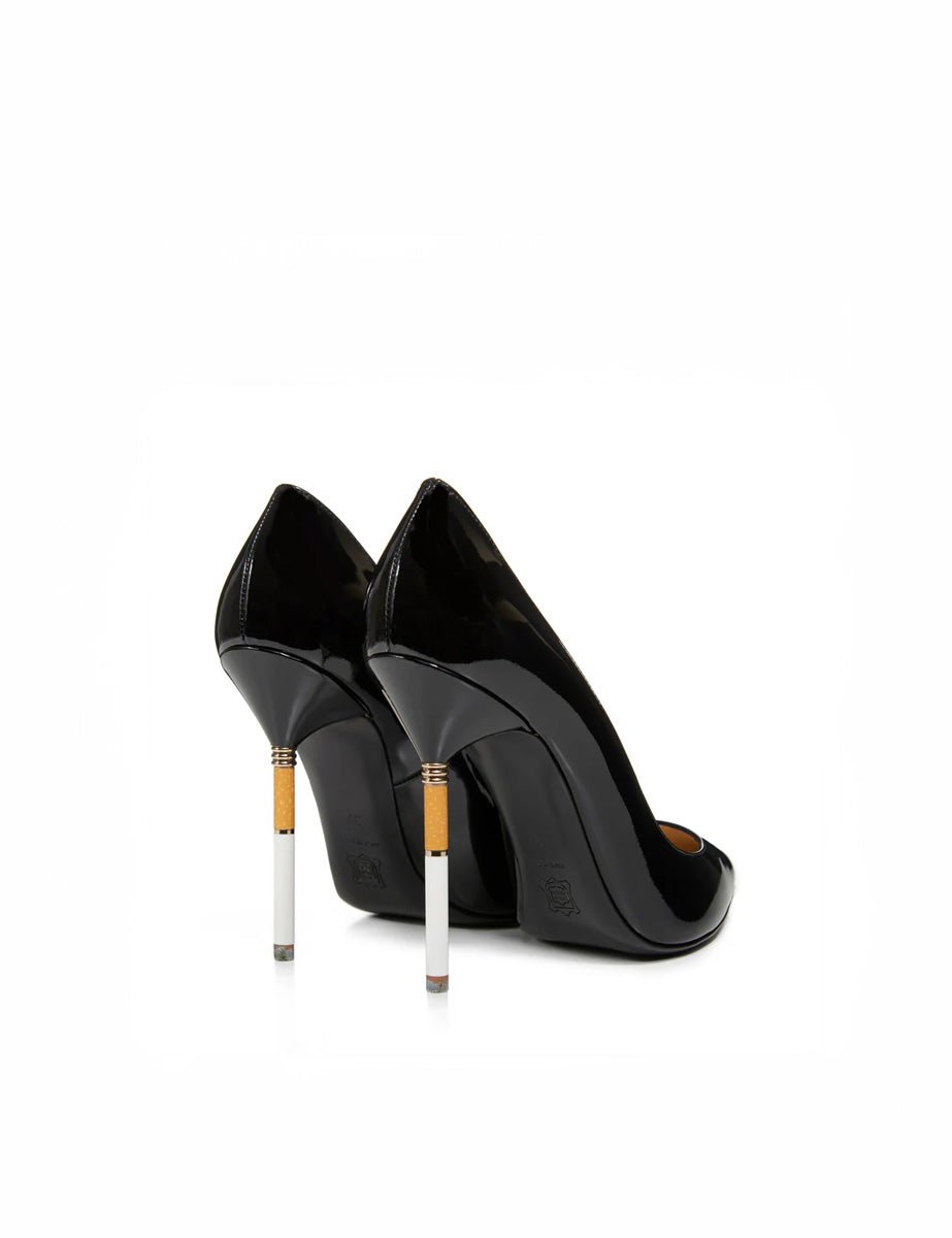 smoking hot pump vernice nero - alberto ciaschini - decollete tacco