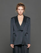 smooking blazer dark navy - Frida SRL