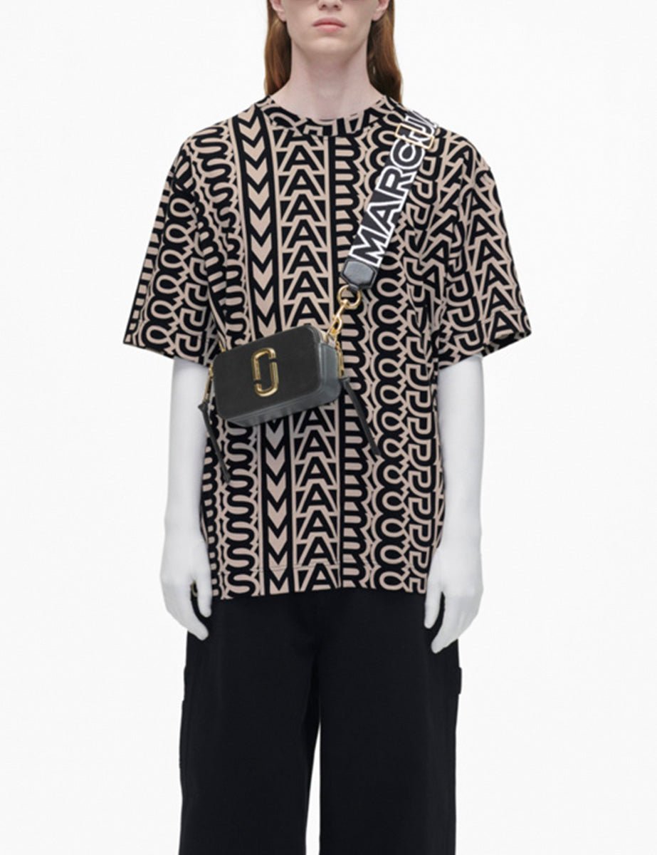 snapshot bag leather black multi - marc jacobs - clutch