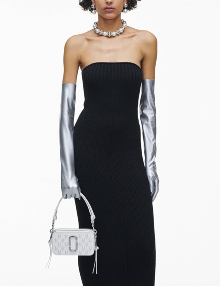 snapshot leather bianco - marc jacobs - clutch