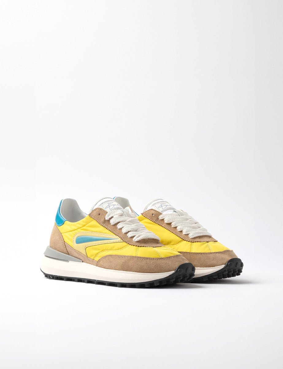 sneaker athleta nylon mustard - Frida SRL