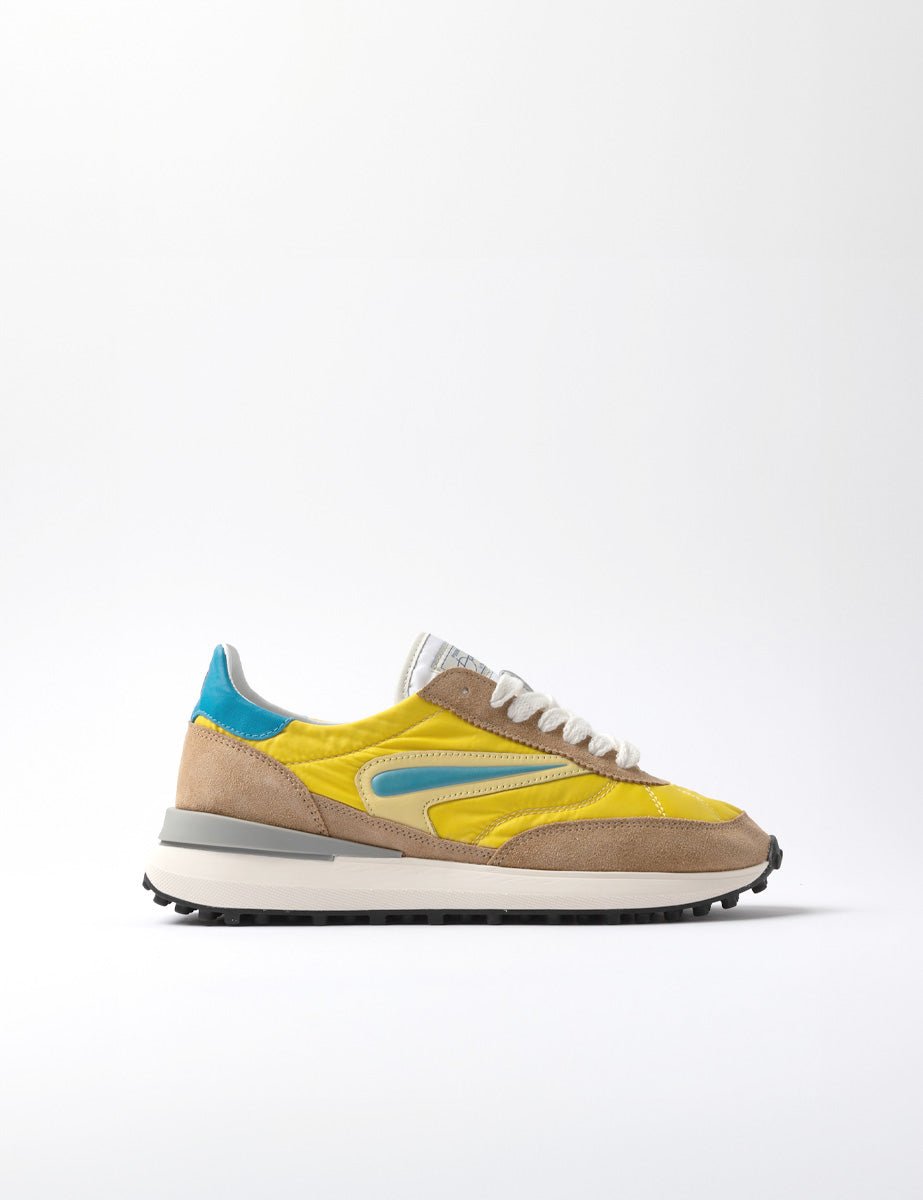 sneaker athleta nylon mustard - Frida SRL