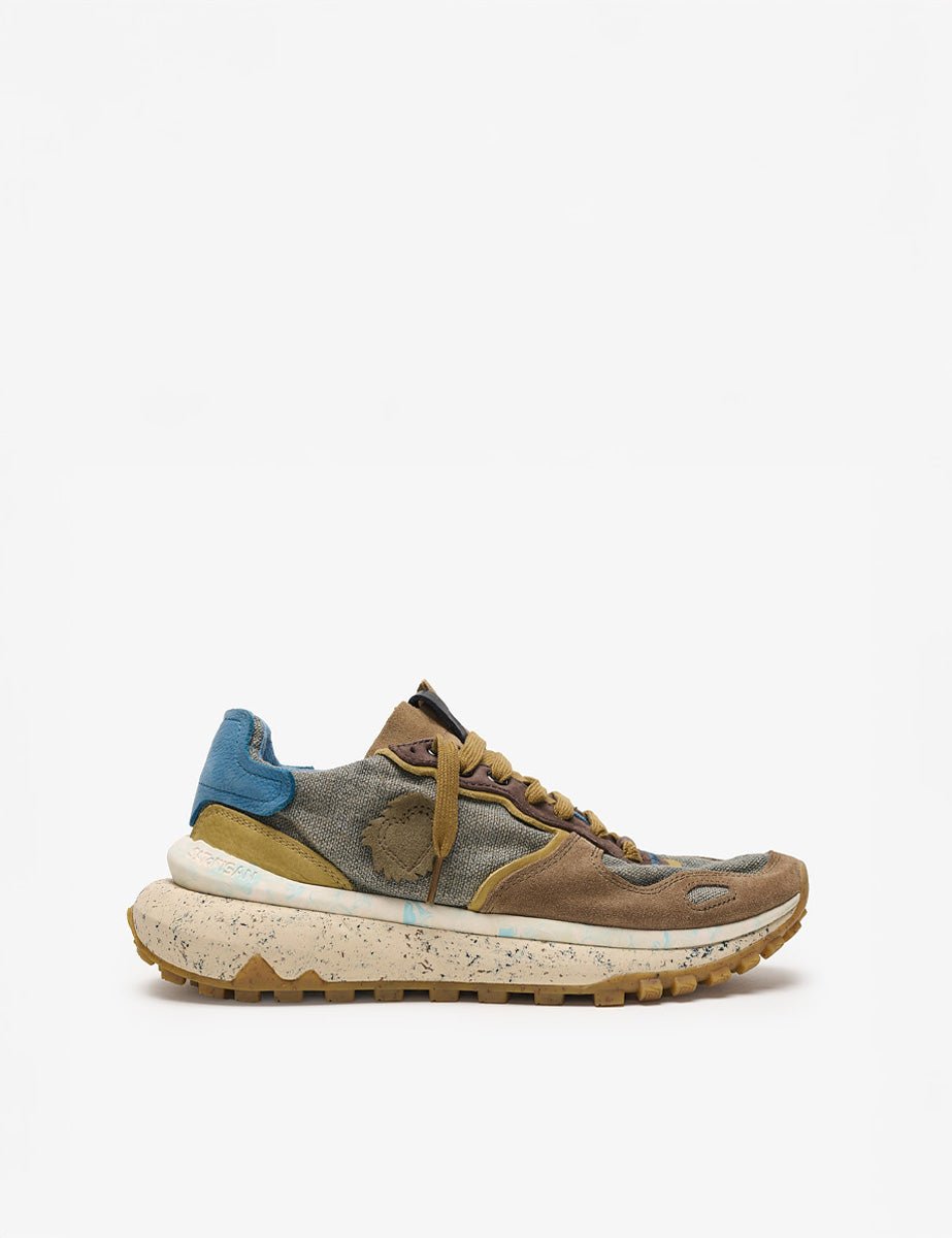 sneaker chacrona metta linen fumo - Frida SRL
