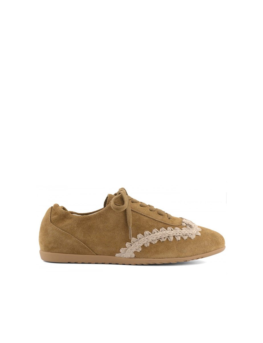 sneaker lace up ballet cognac - mou - sneaker