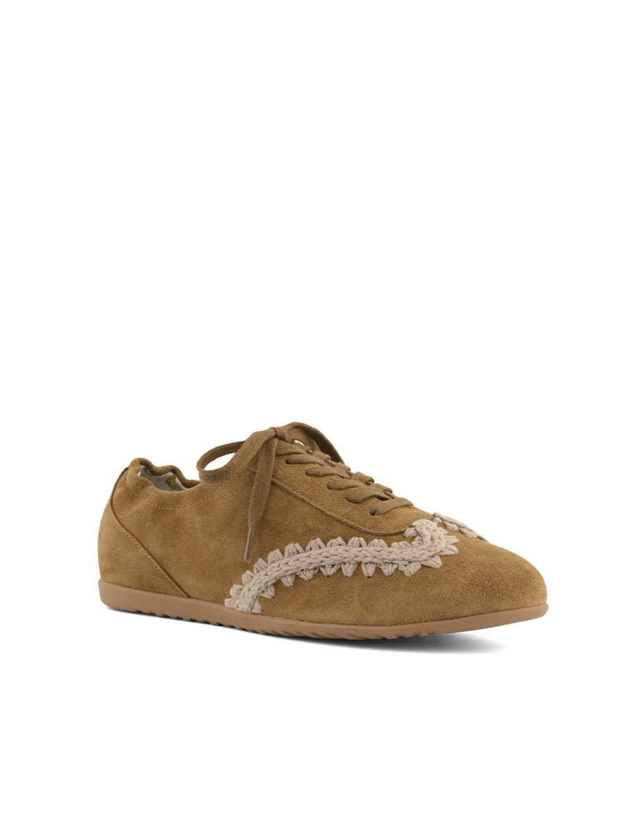 sneaker lace up ballet cognac - mou - sneaker