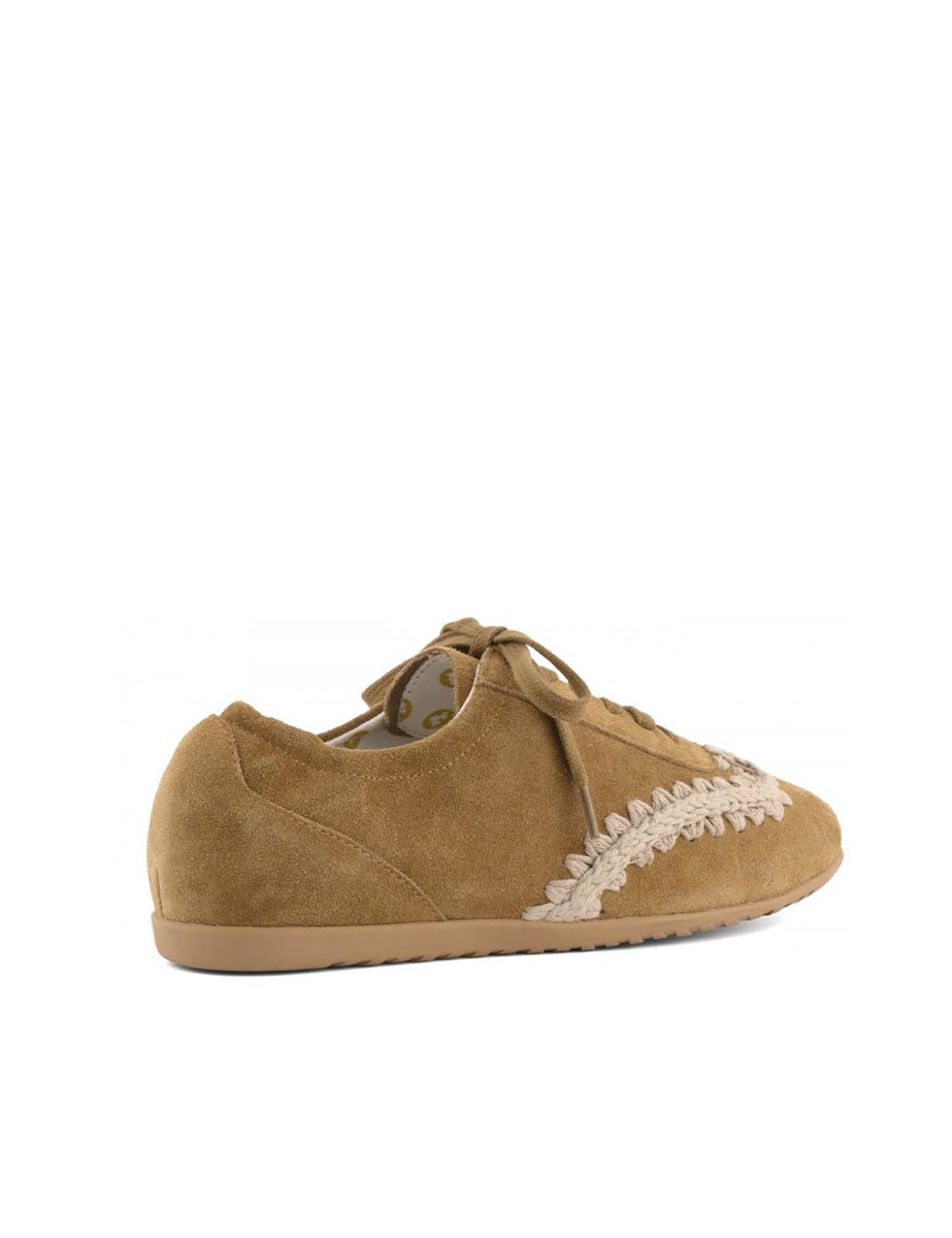 sneaker lace up ballet cognac - mou - sneaker