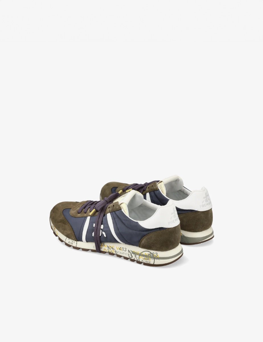 sneaker lucy blu verde - premiata - sneaker