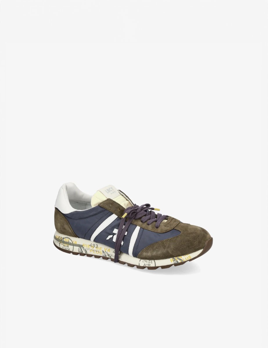 sneaker lucy blu verde - premiata - sneaker