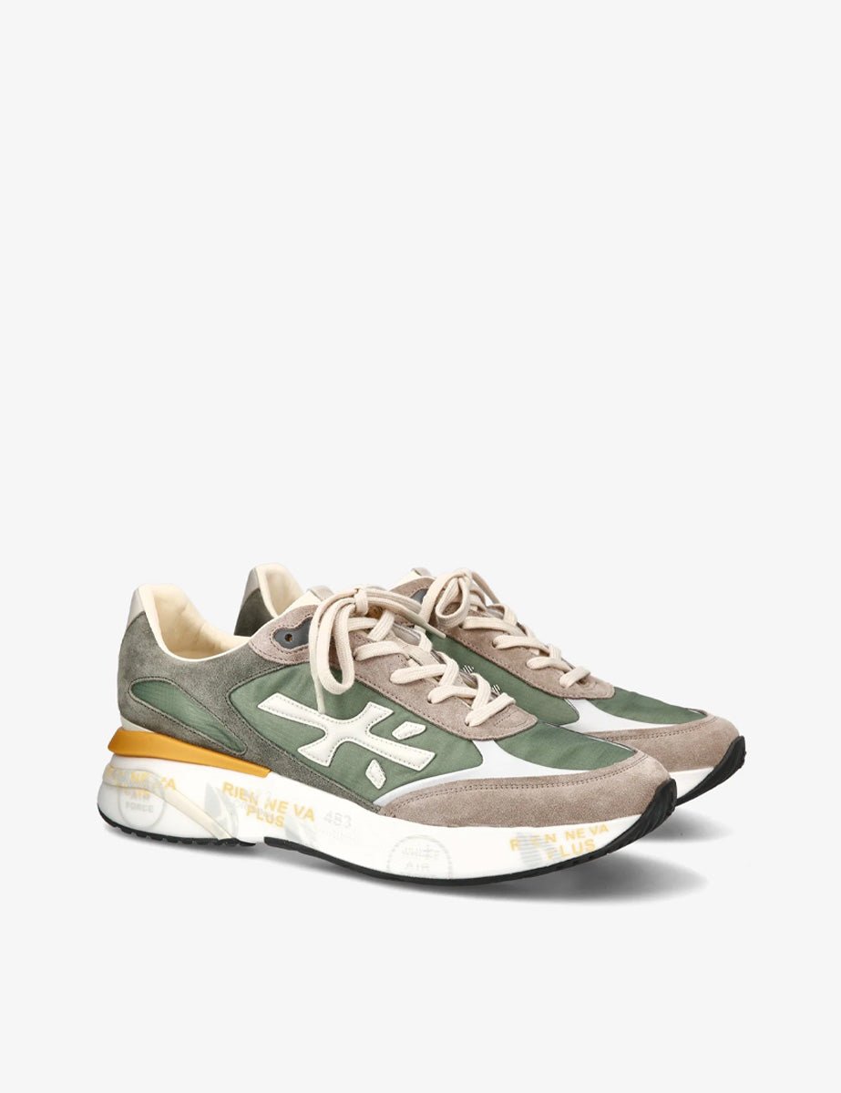 sneaker moerun nylon verde giallo - Frida SRL