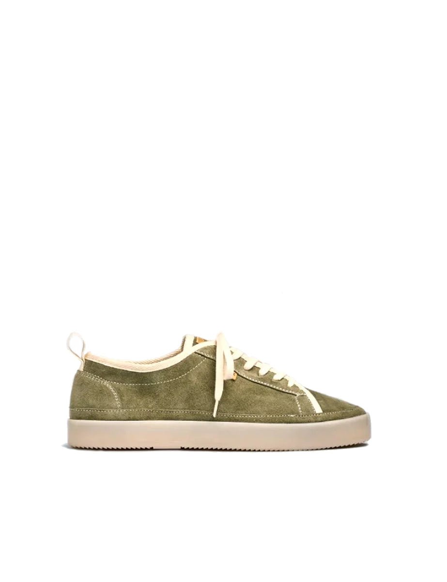 sneaker suede military olive - panchic - sneaker