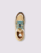 sneaker yamano suede brown grey - flower mountain - sneaker