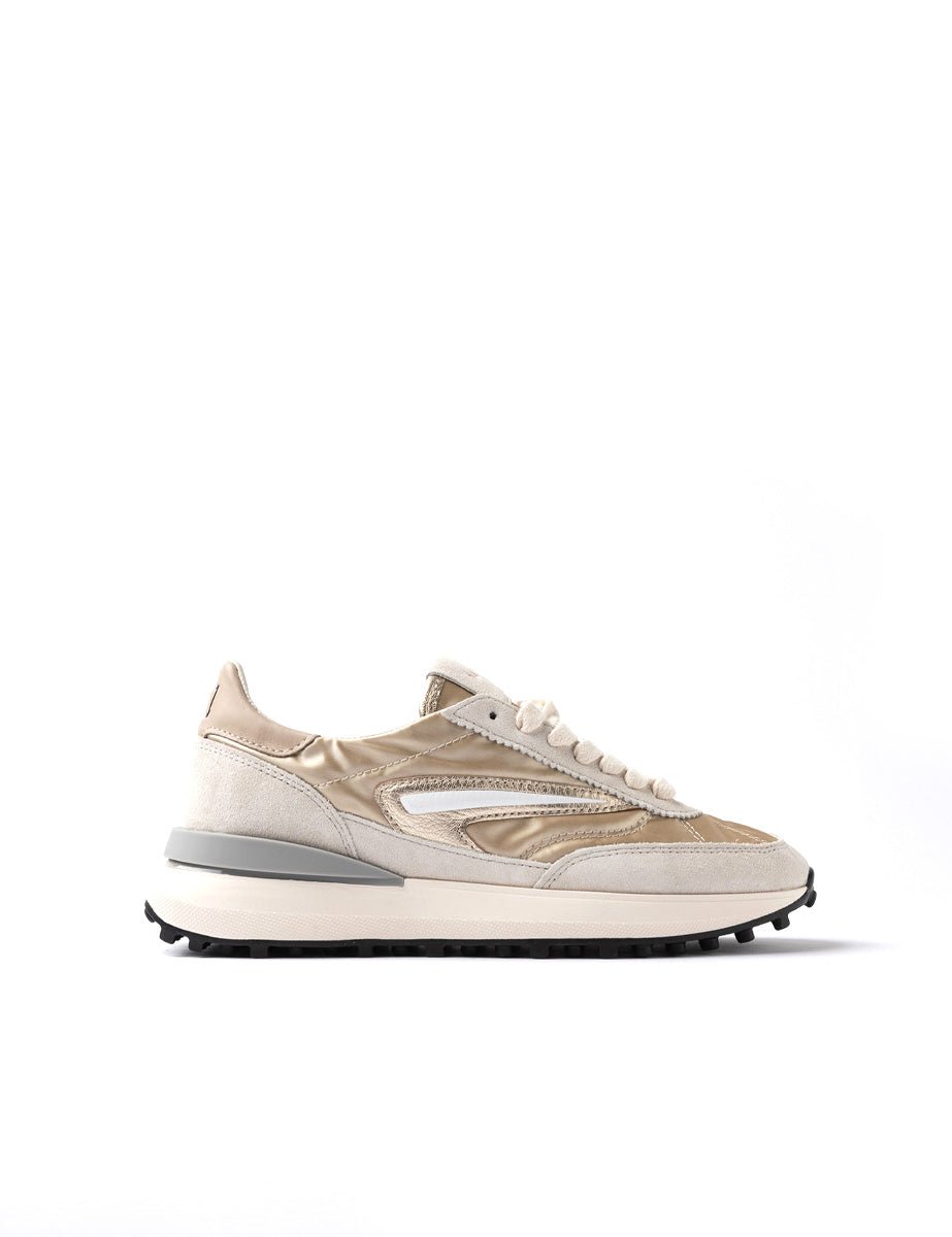 sneakers athleta laminated platino - date - sneaker