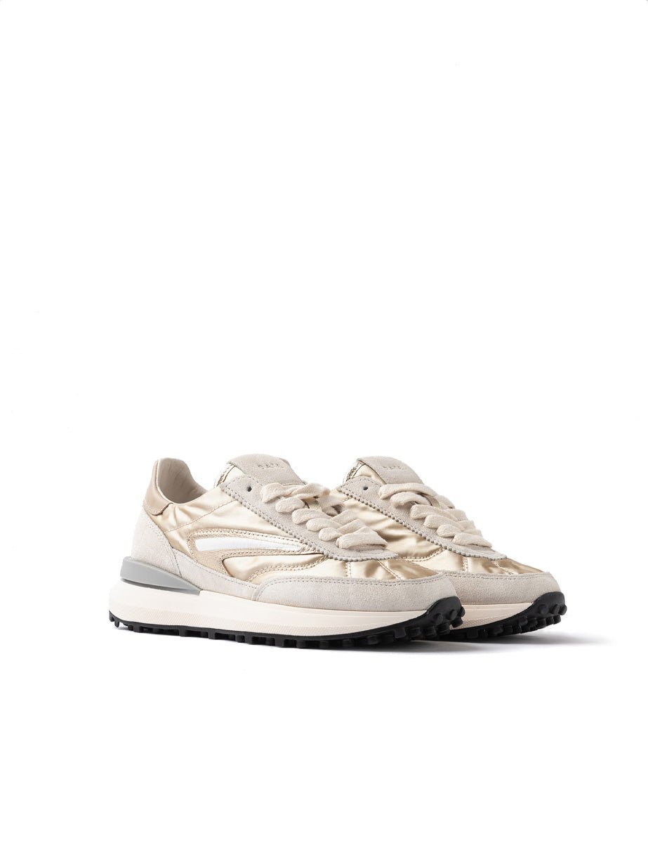 sneakers athleta laminated platino - date - sneaker