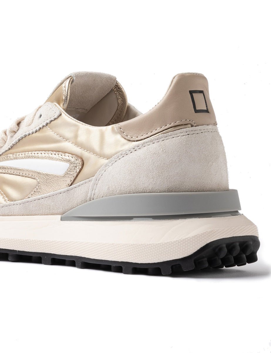 sneakers athleta laminated platino - date - sneaker