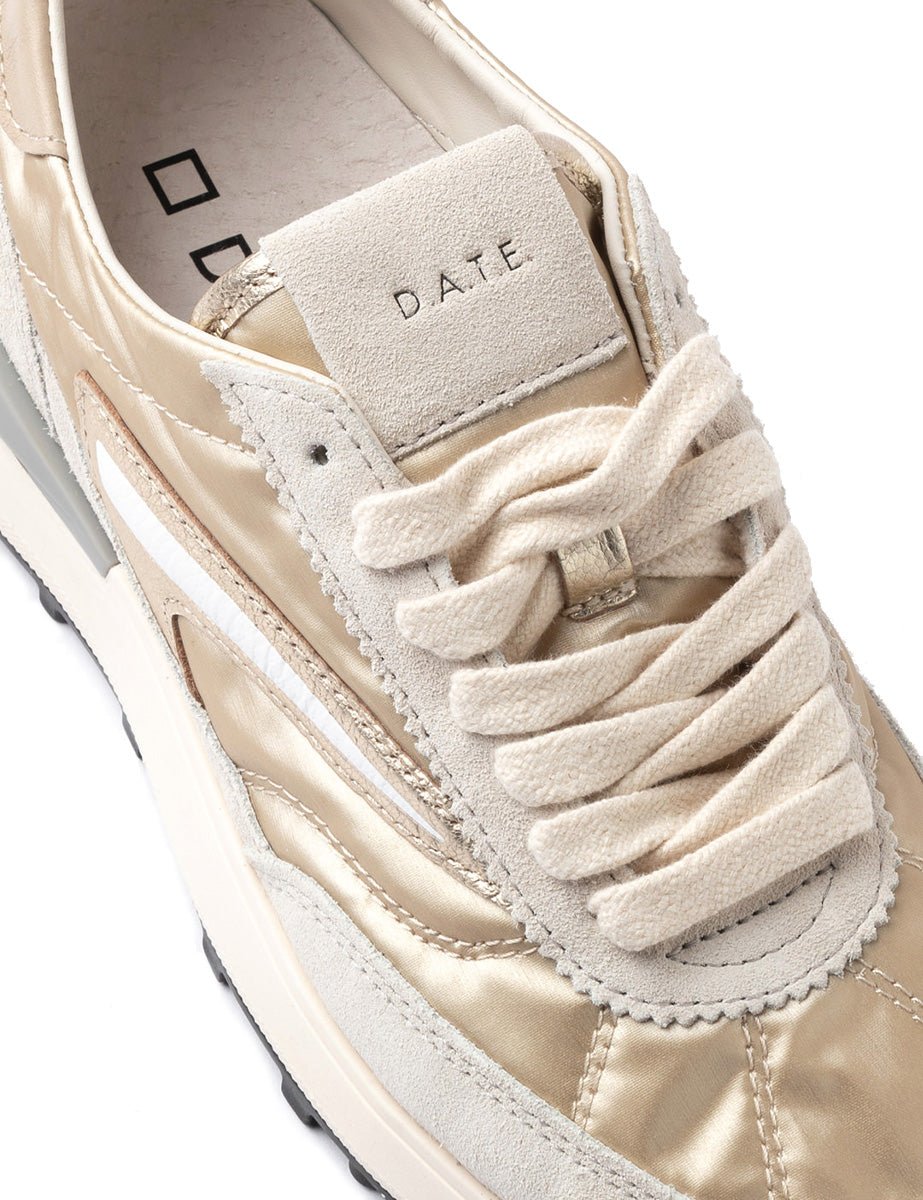 sneakers athleta laminated platino - date - sneaker