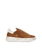sneakers belle 8628 scamosciata marrone cuoio - white premiata - sneaker