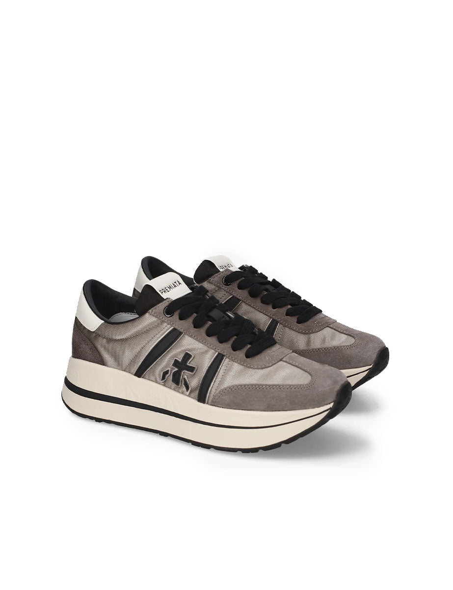 sneakers bethcoin 8508 grigio - white premiata - sneaker