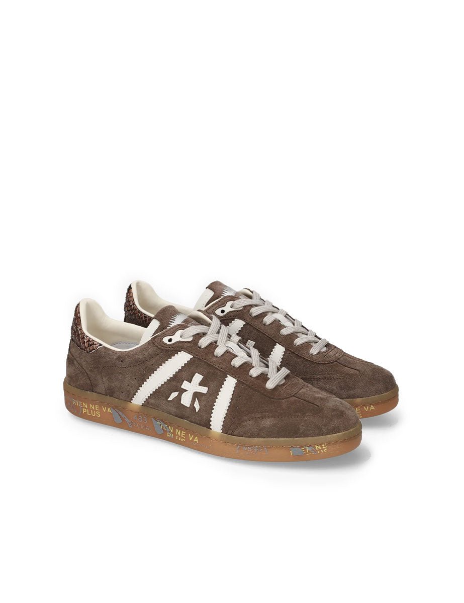 sneakers bonnie 8577 taupe - white premiata - sneaker