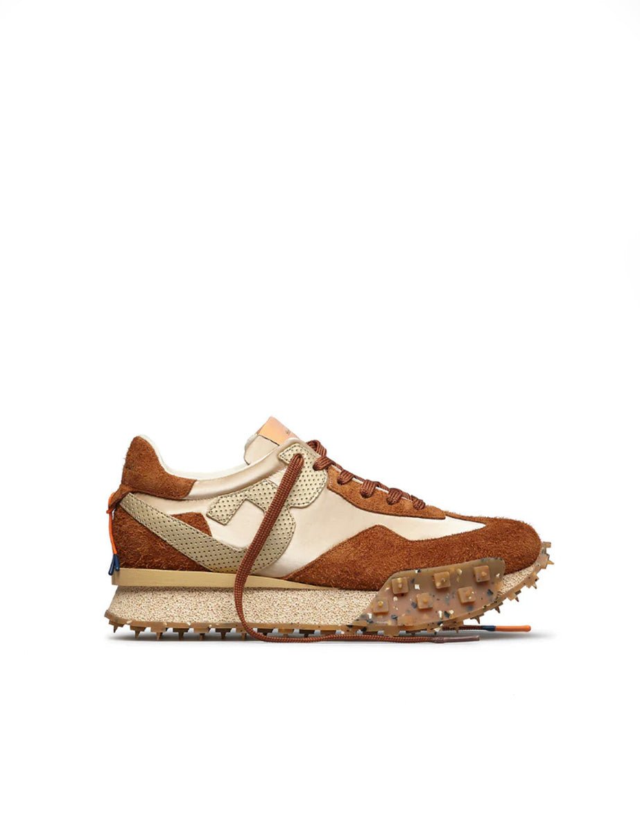 sneakers camoscio beige platino - barracuda - sneaker