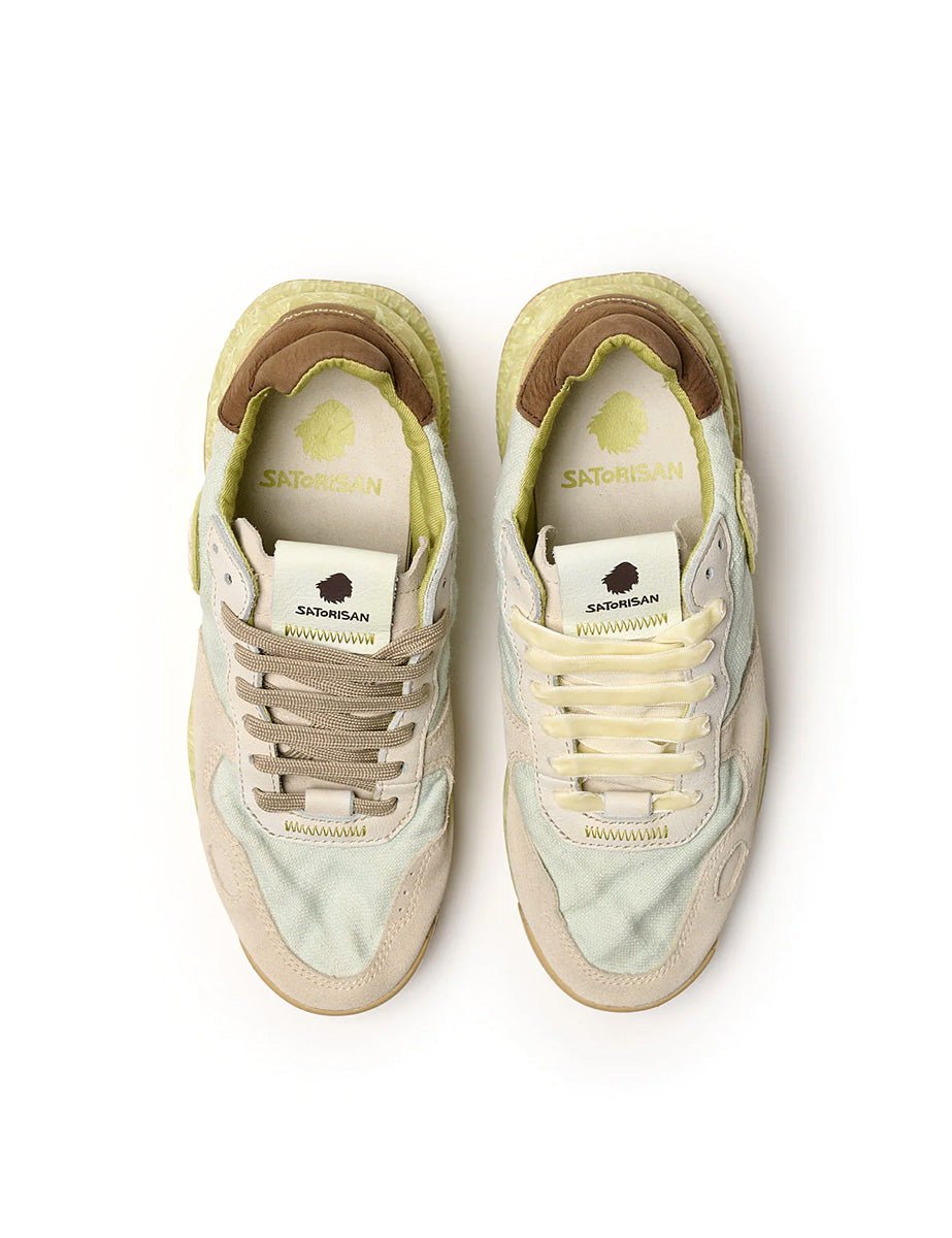 sneakers chacrona linen cloudy green - satorisan - sneaker
