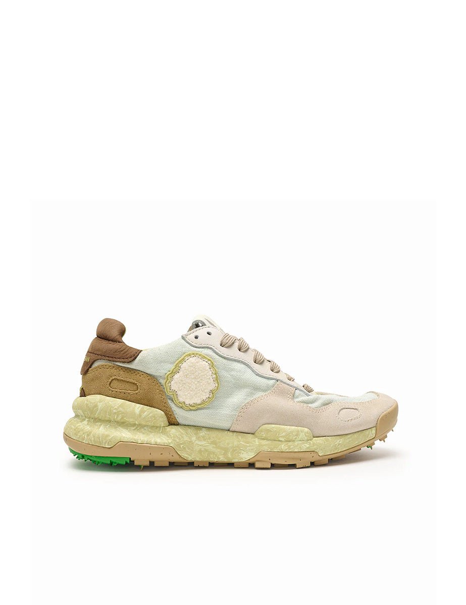 sneakers chacrona linen cloudy green - satorisan - sneaker