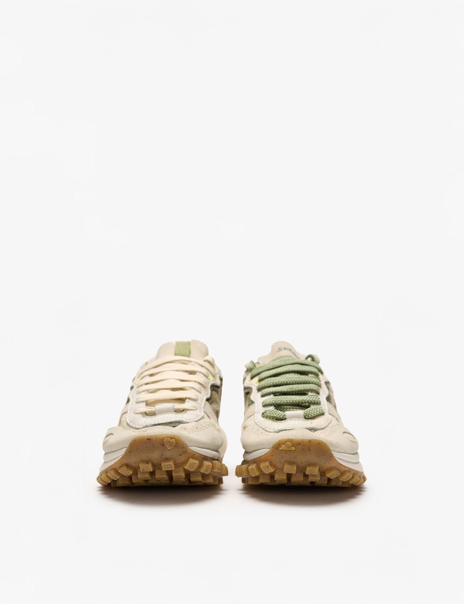 sneakers chacrona metta linen algue verde - Frida SRL