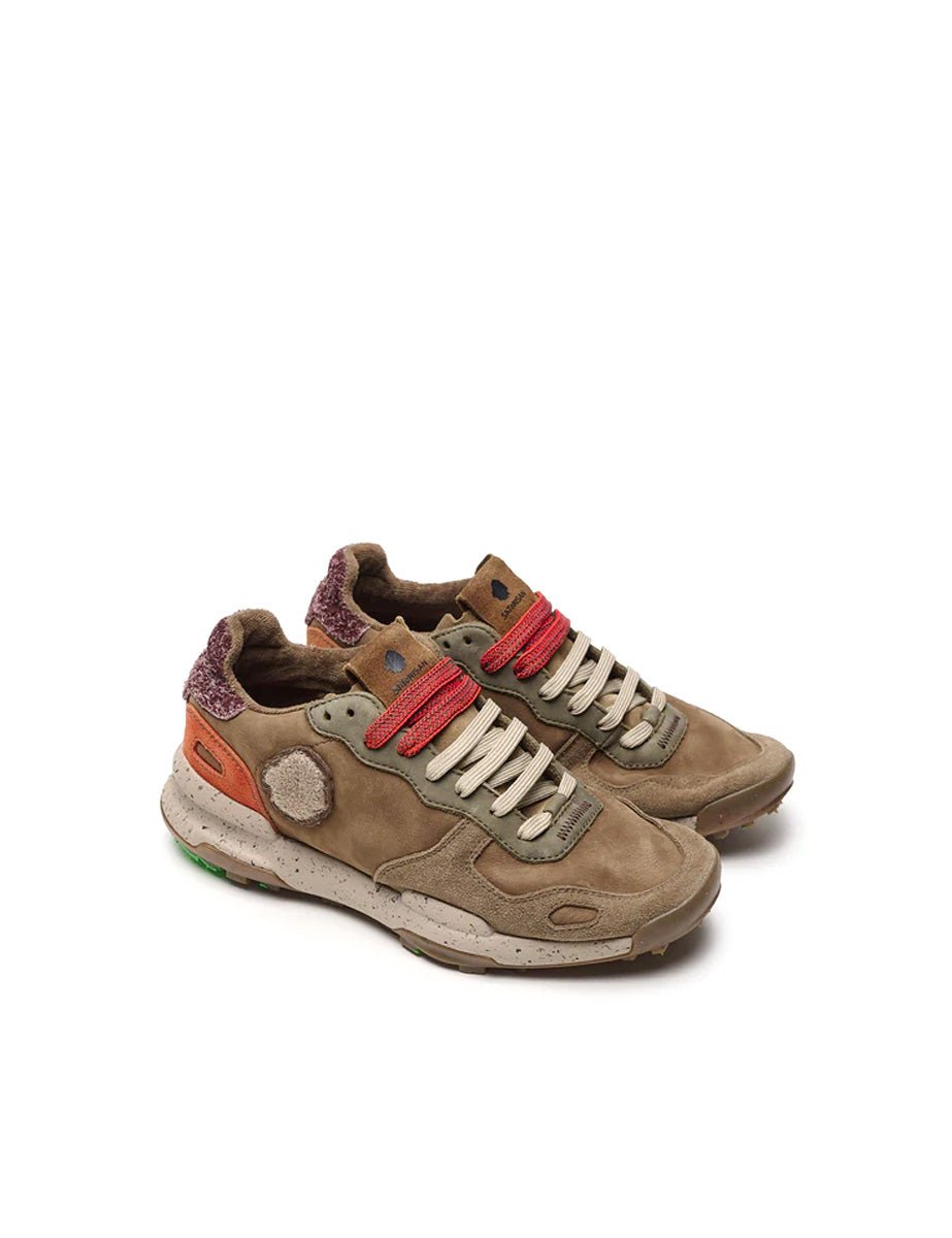sneakers chacrona premium mid brown - satorisan - sneaker