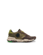 sneakers chacrona premium verde marrone - satorisan - sneaker