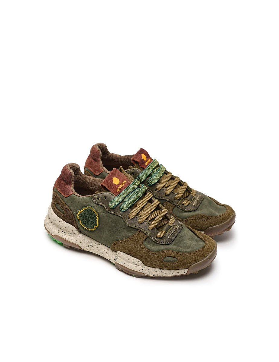sneakers chacrona premium verde scuro - satorisan - sneaker