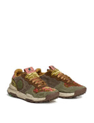 sneakers chacrona suede kilim green - satorisan - sneaker