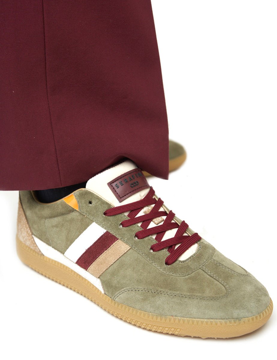 sneakers challenge kaki arancione - serafini - sneaker