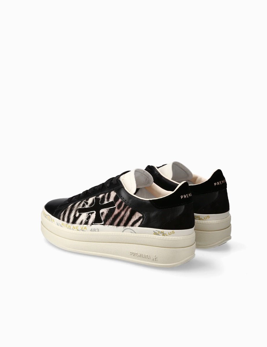 sneakers claudia zebra - white premiata - sneaker