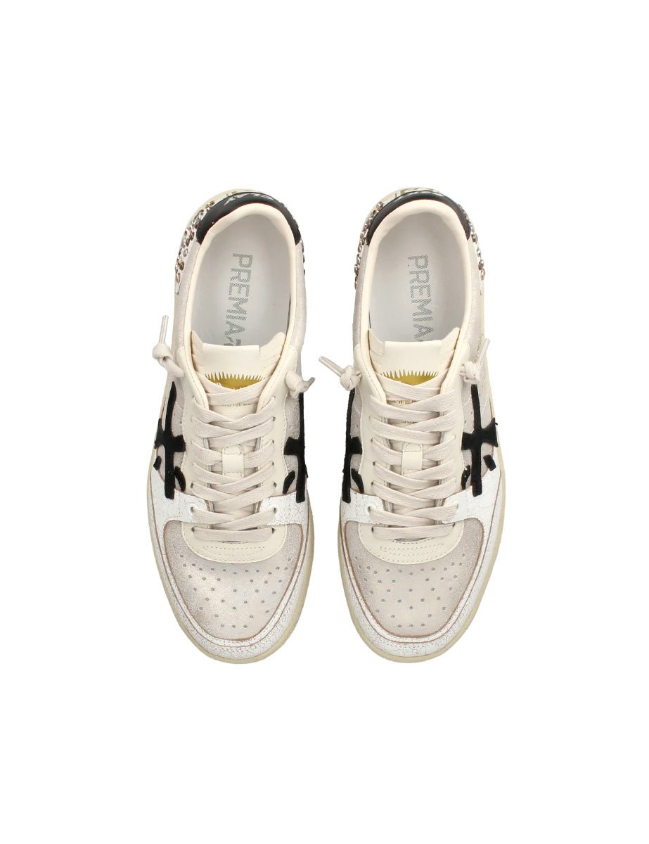 sneakers clay panna nero - white premiata - sneaker
