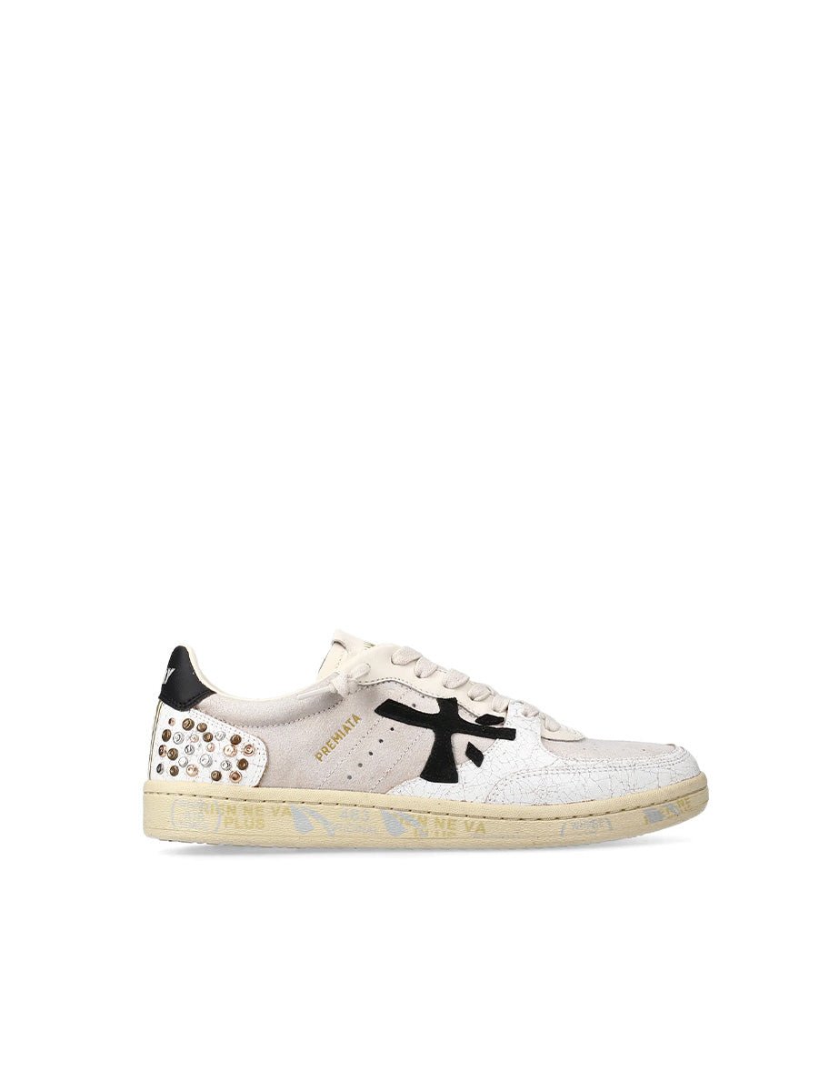 sneakers clay panna nero - white premiata - sneaker