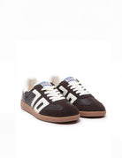 sneakers cloud nappa suede coffee milk - back 70 - sneaker