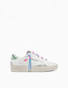 sneakers deluxe perline bianco - crime - sneaker