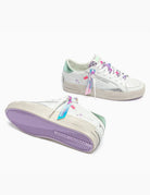 sneakers deluxe perline bianco - crime - sneaker