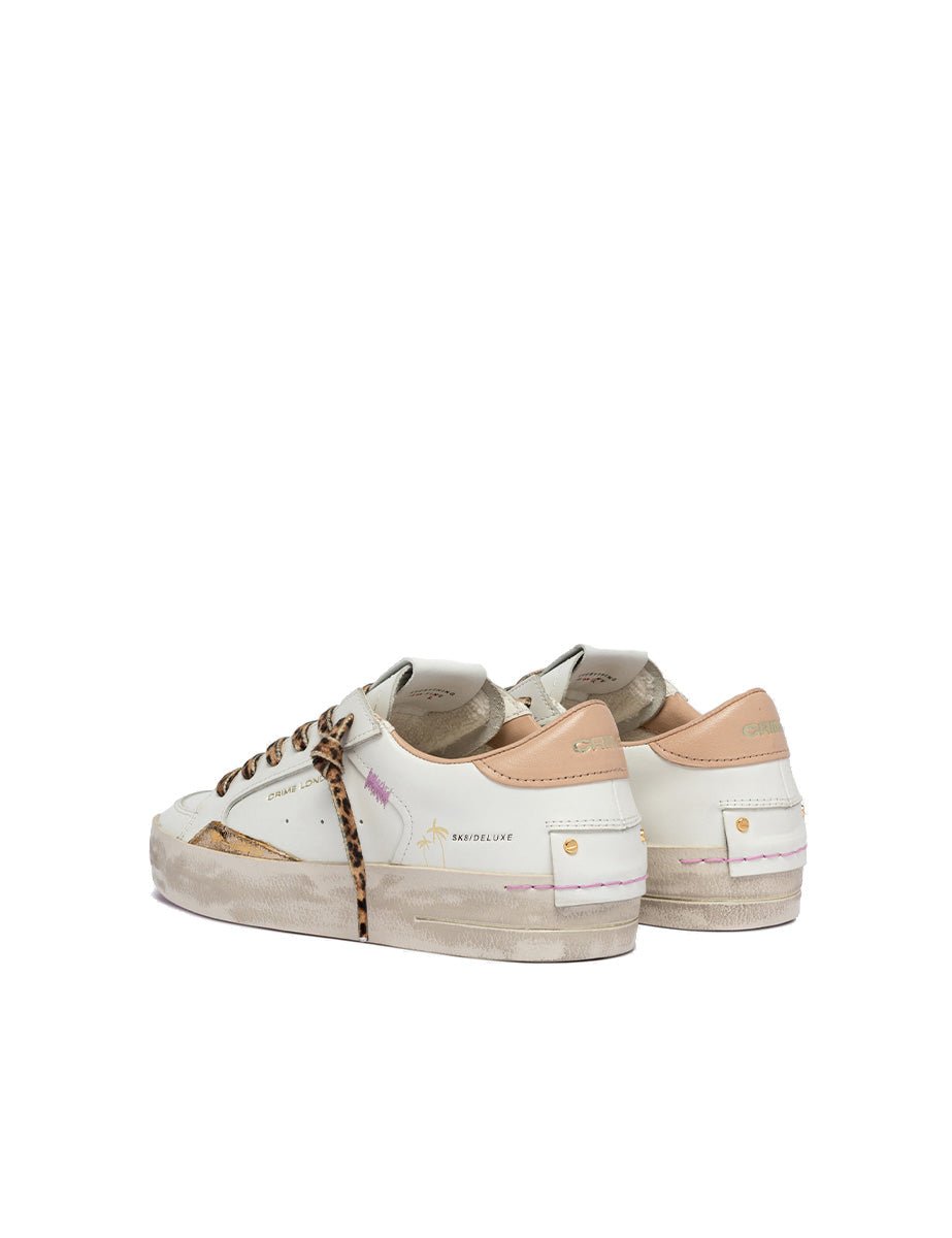 sneakers deluxe stringhe leo bianco leo - crime - sneaker