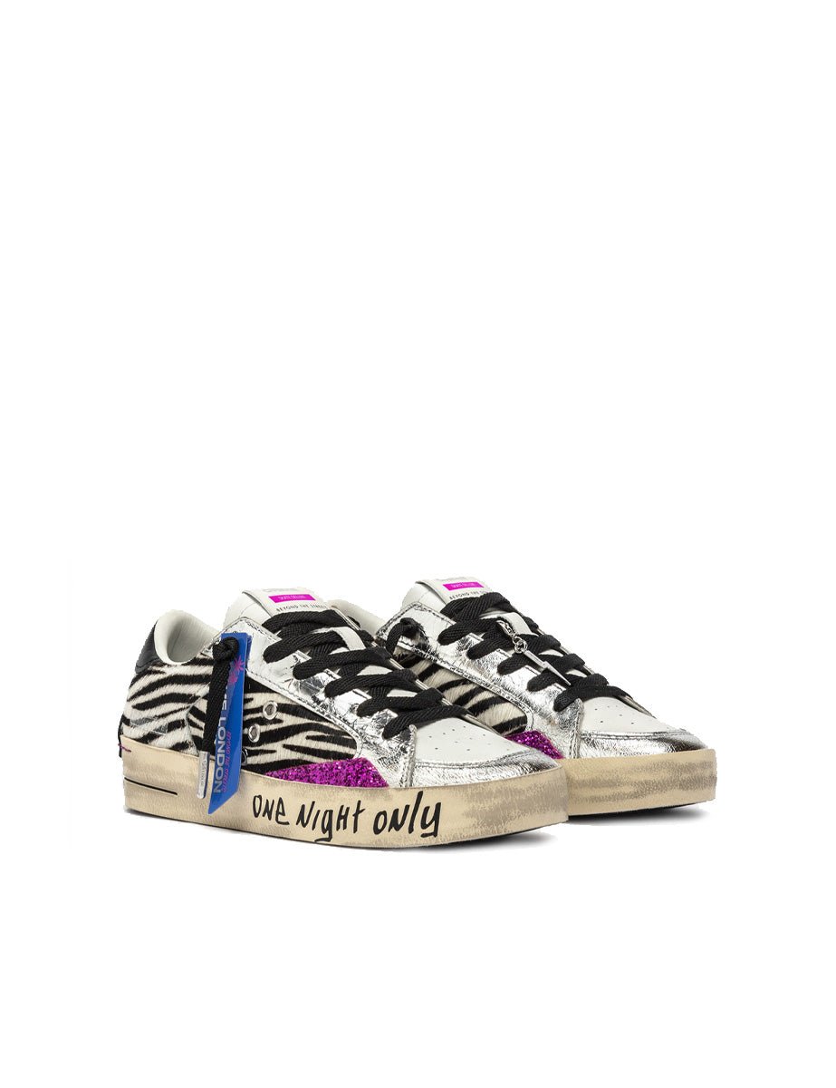 sneakers deluxe zebrato - crime - sneaker