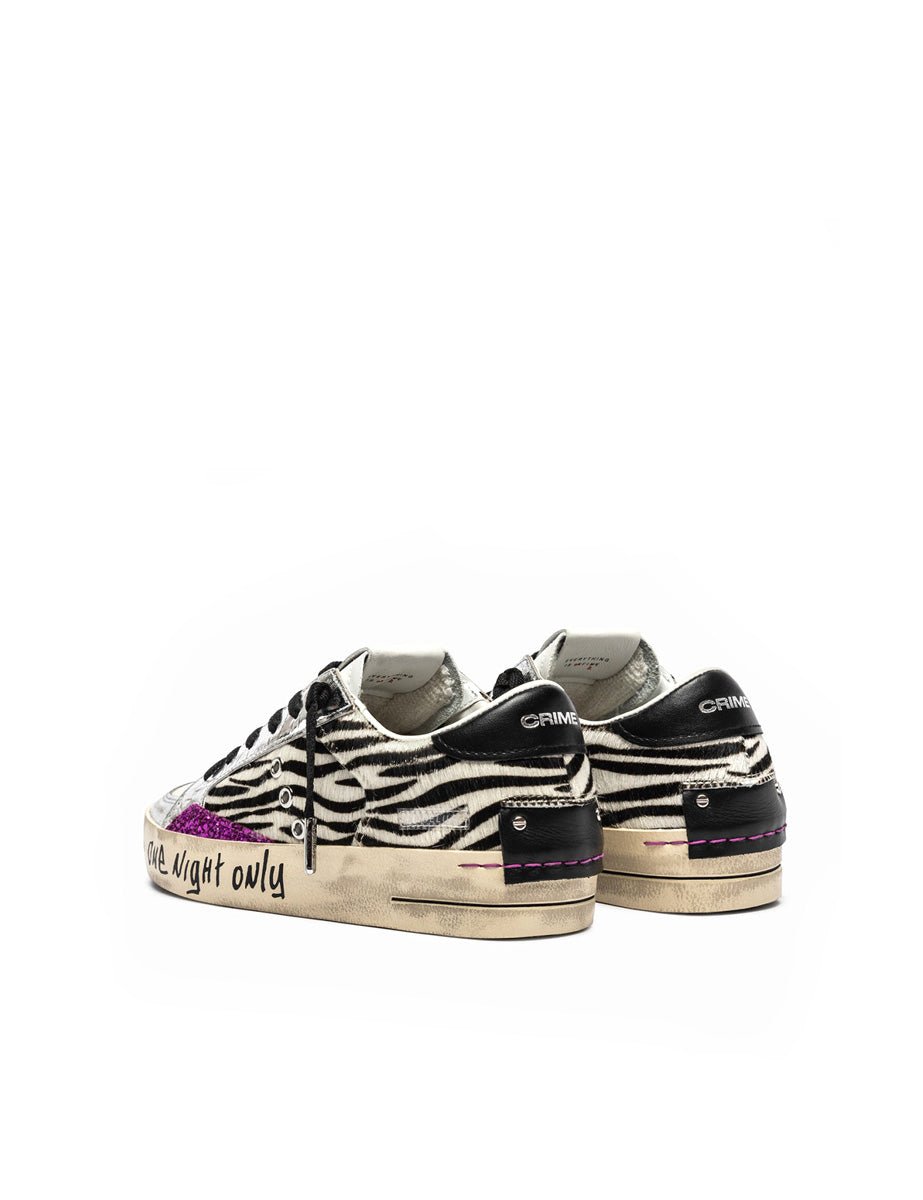 sneakers deluxe zebrato - crime - sneaker