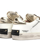 sneakers distressed bianco - crime - sneaker