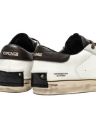 sneakers distressed bianco nero - crime - sneakers